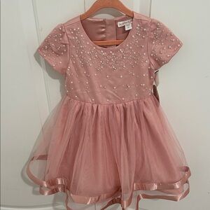 Elegant Pink Kids Formal Dress